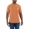 'Carhartt' Men's Force® Relaxed Fit Midweight Pocket T-Shirt - Dusty Orange -Outdoor Clothing Store 104616 DYO MS22 b 1024x1024@2x