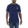'Carhartt' Men's Force® Relaxed Fit Midweight Pocket T-Shirt - Scout Blue Heather -Outdoor Clothing Store 104616 H53 MS22 b 1024x1024@2x