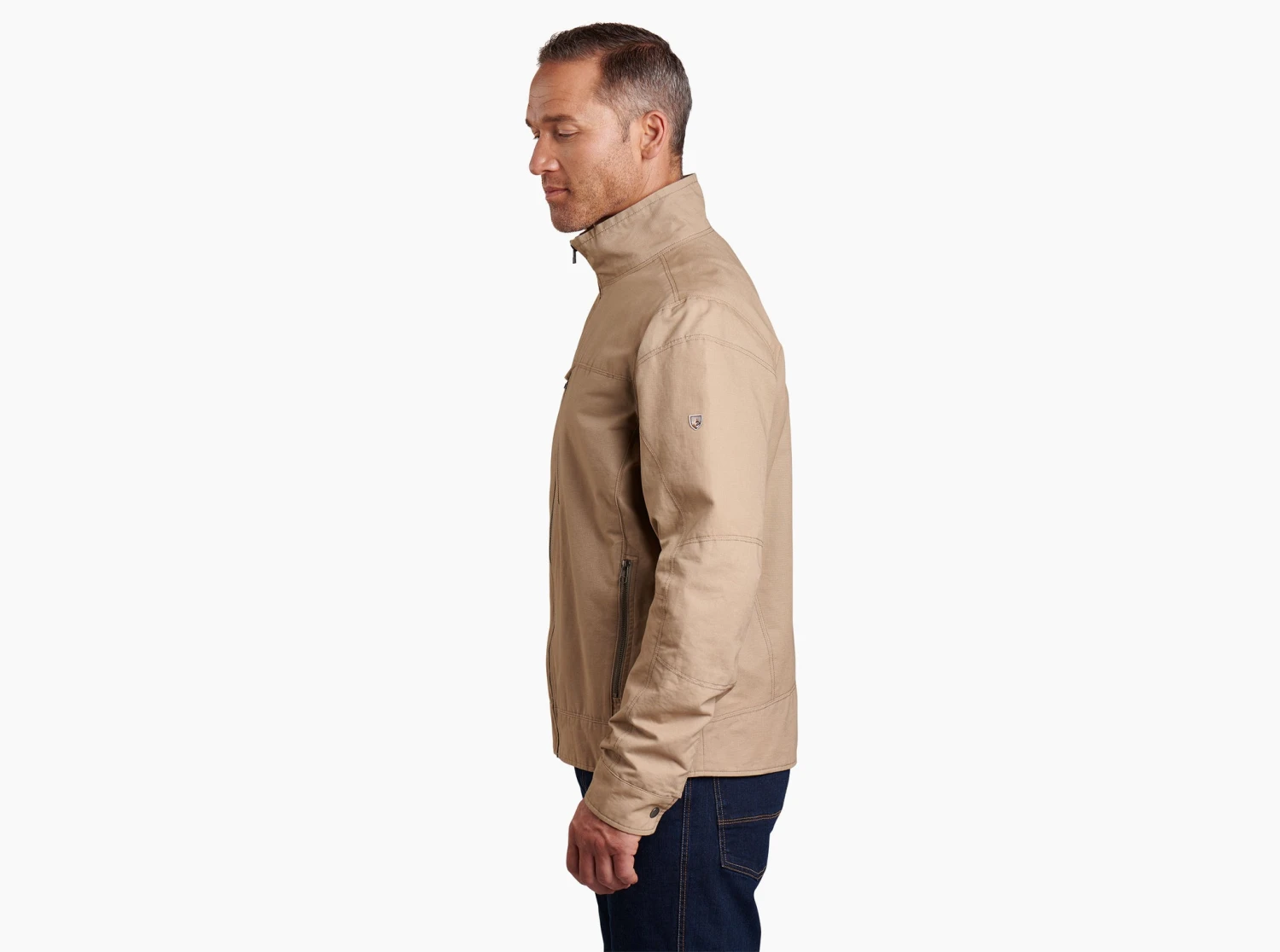 'Kuhl' Men's BURR™ Jacket - Khaki 5 'Kuhl' Men's BURR™ Jacket - Khaki - Image 3