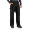 'Carhartt' Men's Loose Fit Washed Duck Insulated Pant-Level 4 Warmer Rating - Black -Outdoor Clothing Store 105471 BLK MF22 b 1024x1024@2x