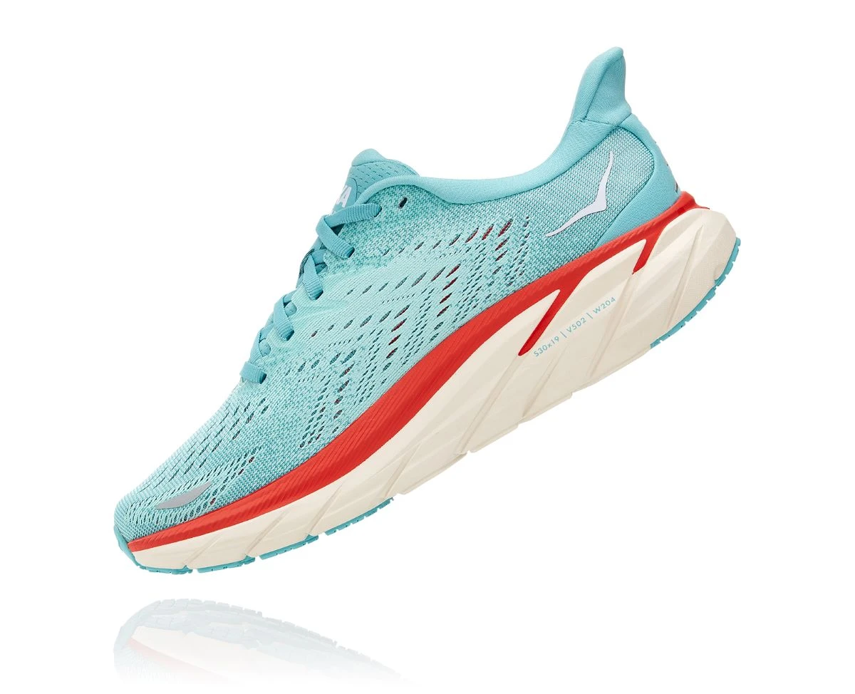 'Hoka' Women's Clifton 8 - Aquarelle / Eggshell Blue 7 'Hoka' Women's Clifton 8 - Aquarelle / Eggshell Blue - Image 5