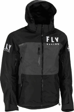 'Fly Racing' Men's Carbon WP Jacket - Black / Grey