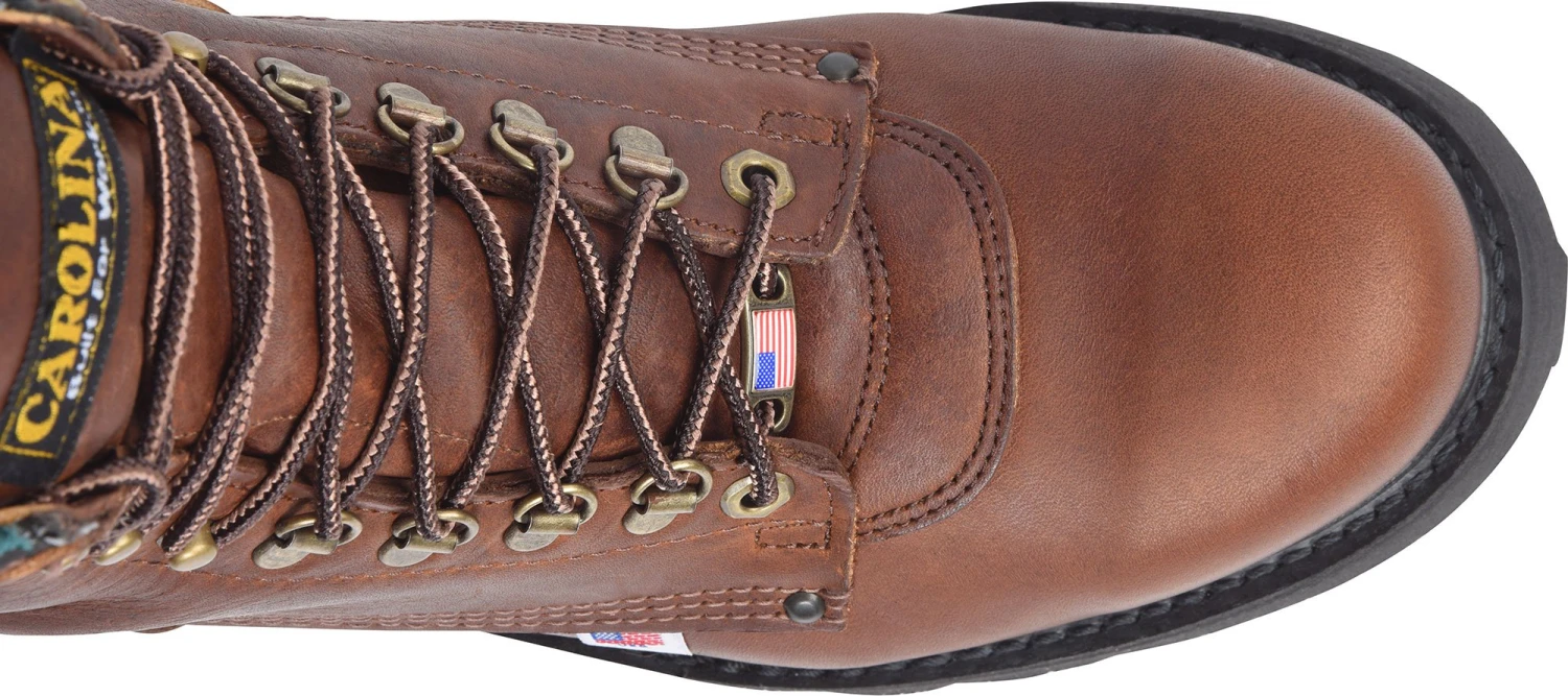 'Carolina' Men's 8" Sarge Hi EH Boot- Brown 5 'Carolina' Men's 8" Sarge Hi EH Boot- Brown - Image 3