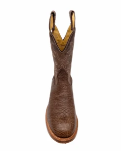 'Boulet' Men's 12" Roper Western Round Toe - Shoulder Noce Taurus / Organza Brown -Outdoor Clothing Store 82093 1024x1024@2x