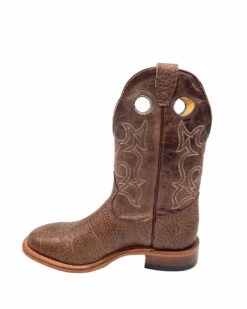 'Boulet' Men's 12" Roper Western Round Toe - Shoulder Noce Taurus / Organza Brown -Outdoor Clothing Store 82096 1024x1024@2x