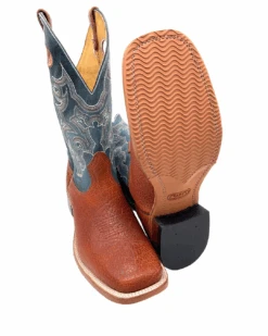 'Boulet' Men's 13" Western Square Toe - Utta Whisky / Puma Turqueza -Outdoor Clothing Store 92935 1024x1024@2x