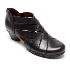 'Cobb Hill' Women's Laurel Woven Bootie - Black -Outdoor Clothing Store CI6228 MAIN S 1024x1024@2x