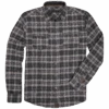 'Dakota Grizzly' Men's Riley Snap Front Flannel - Shadow