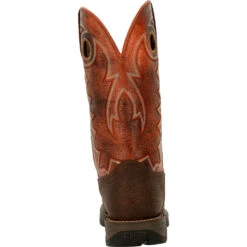'Durango' Men's 12" REBEL Western Square Toe - CIMARRON BROWN 12 'Durango' Men's 12" REBEL Western Square Toe - CIMARRON BROWN -Outdoor Clothing Store DDB0327 back 1024x1024@2x
