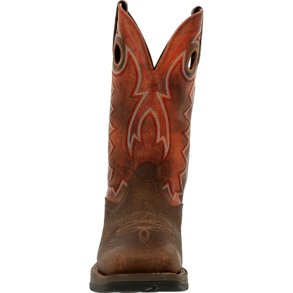 'Durango' Men's 12" REBEL Western Square Toe - CIMARRON BROWN 6 'Durango' Men's 12" REBEL Western Square Toe - CIMARRON BROWN - Image 4