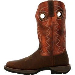 'Durango' Men's 12" REBEL Western Square Toe - CIMARRON BROWN 13 'Durango' Men's 12" REBEL Western Square Toe - CIMARRON BROWN -Outdoor Clothing Store DDB0327 instep profile 1024x1024@2x