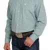 'Cinch' Men's Print Classic Fit Button Down - Green -Outdoor Clothing Store MTW1105469 2 1024x1024@2x