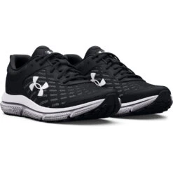 'Under Armour' Men's Charged Assert 10 - Black / White (Extra Wide) -Outdoor Clothing Store s7.3026176 001 PAIR 1024x1024@2x