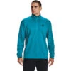 'Under Armour' Men's 1/2 Zip Fleece - Blue Topaz / Black -Outdoor Clothing Store s7.V5 1357145 431 FC 1024x1024@2x